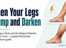 Filipino hemodialysis patient with intradialytic cramping and stasis pigmentation — tissue-hypoxemia guide by W Rivero, MD