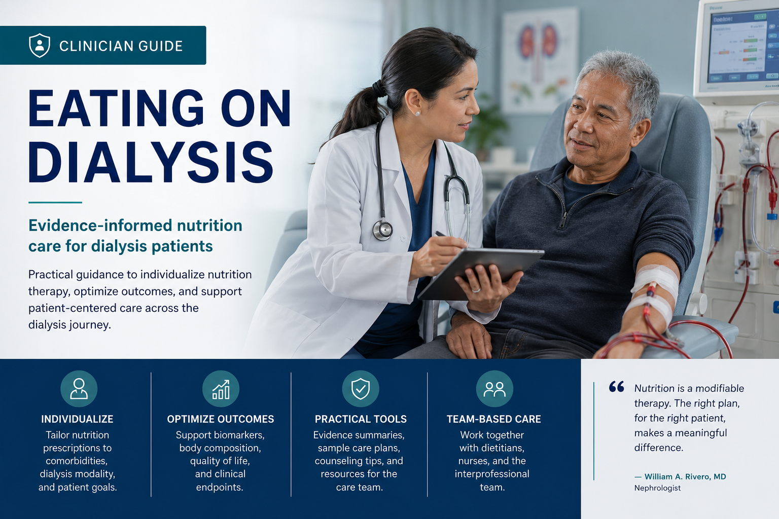 Dialysis nutrition clinical reference — evidence-based protocol for protein-energy wasting, IODN, phosphorus and potassium management