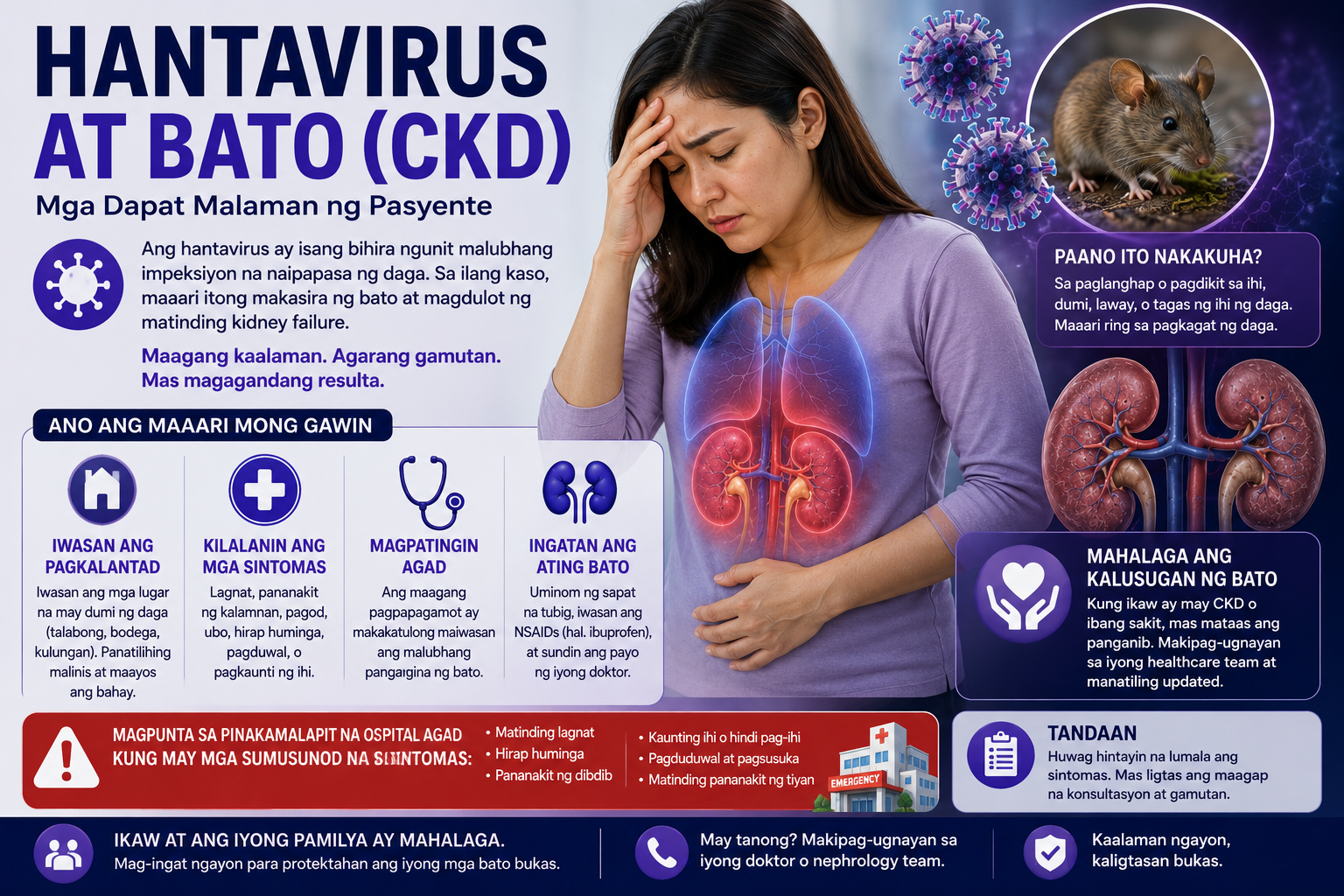Hero banner — Hantavirus and the Kidneys patient guide by W. G. M. Rivero MD