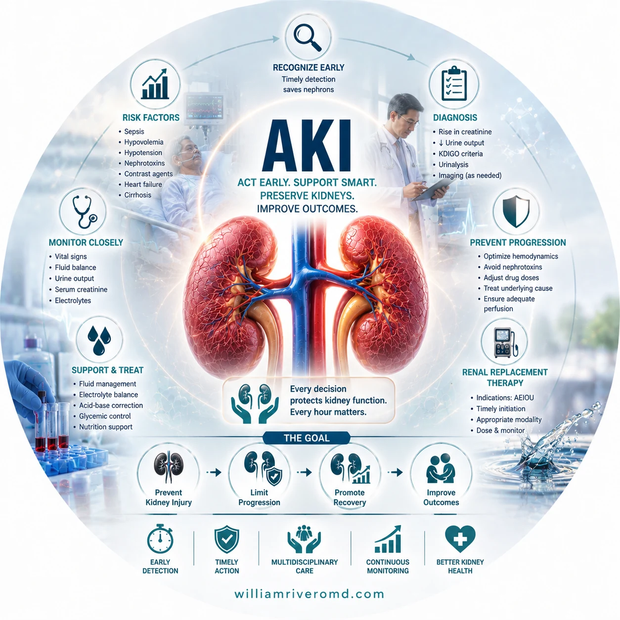 AKIN Classification for Acute Kidney Injury – W Rivero, MD