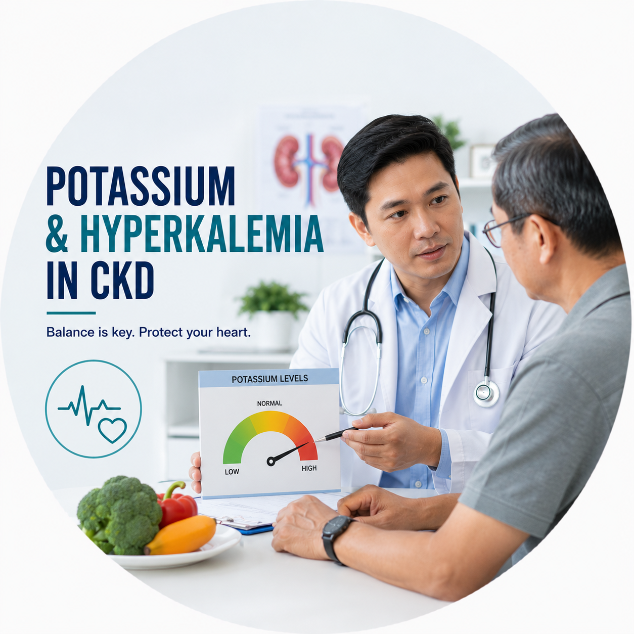Hyperkalemia in kidney disease